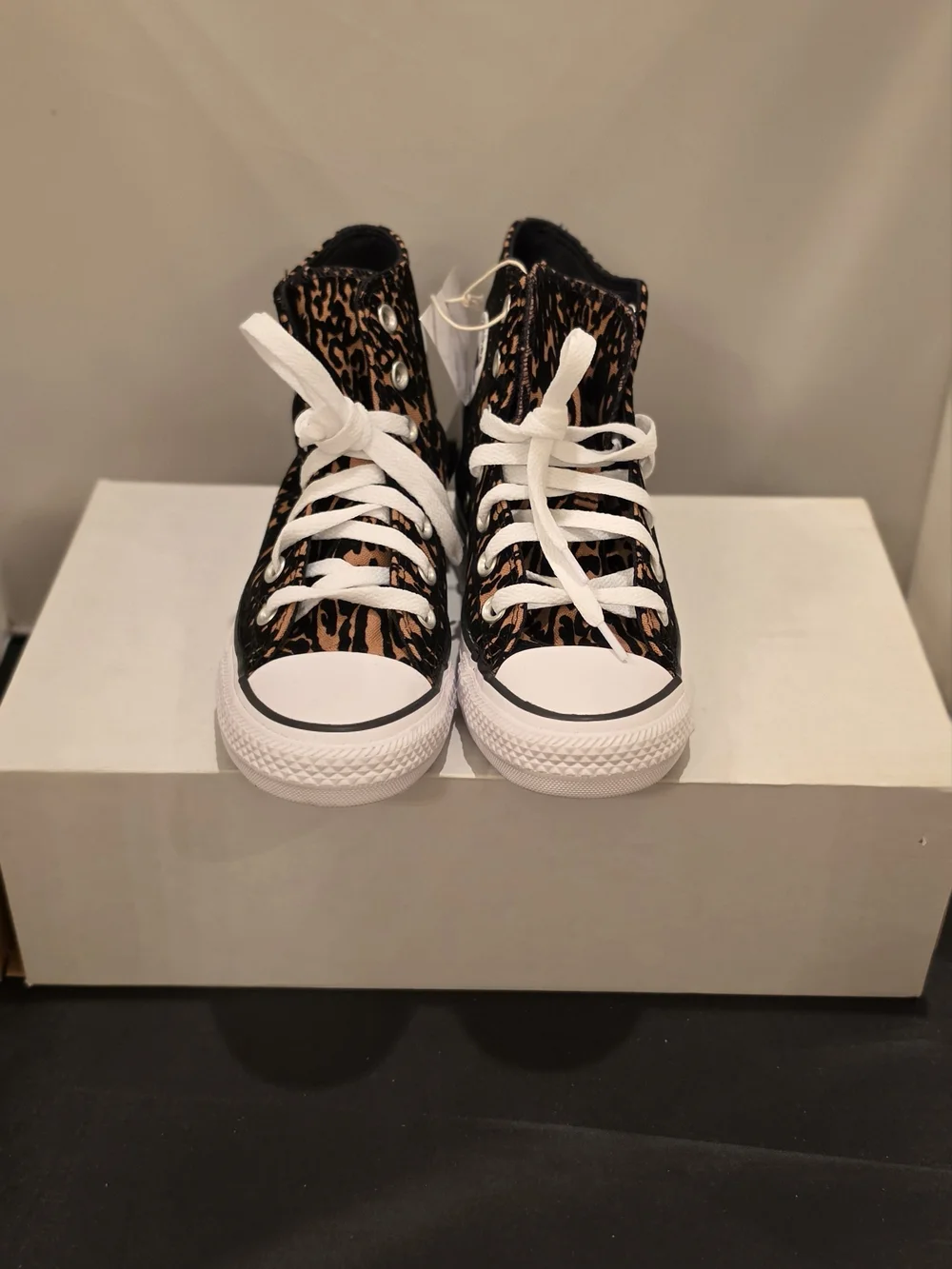 Converse Kids' Chuck Taylor All Star High Top - Leopard Print Brown/Black